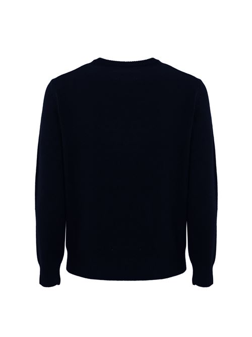 Maglione Heron in misto lana blu Mc2 Saint Barth | HERON02989G CPT DUCK CAR 61 EMB